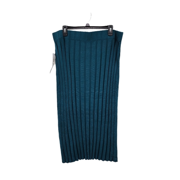 Nina Leonard Women's Knit Ribbed Midi Pencil Sweater Skirt - 1X - Picture 4 of 6